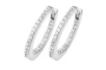 Passion Ohrringe small - Sterling Silber - Zirkonia